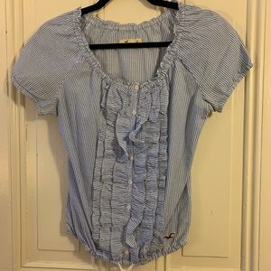 Hollister Tie-Waist Blouse